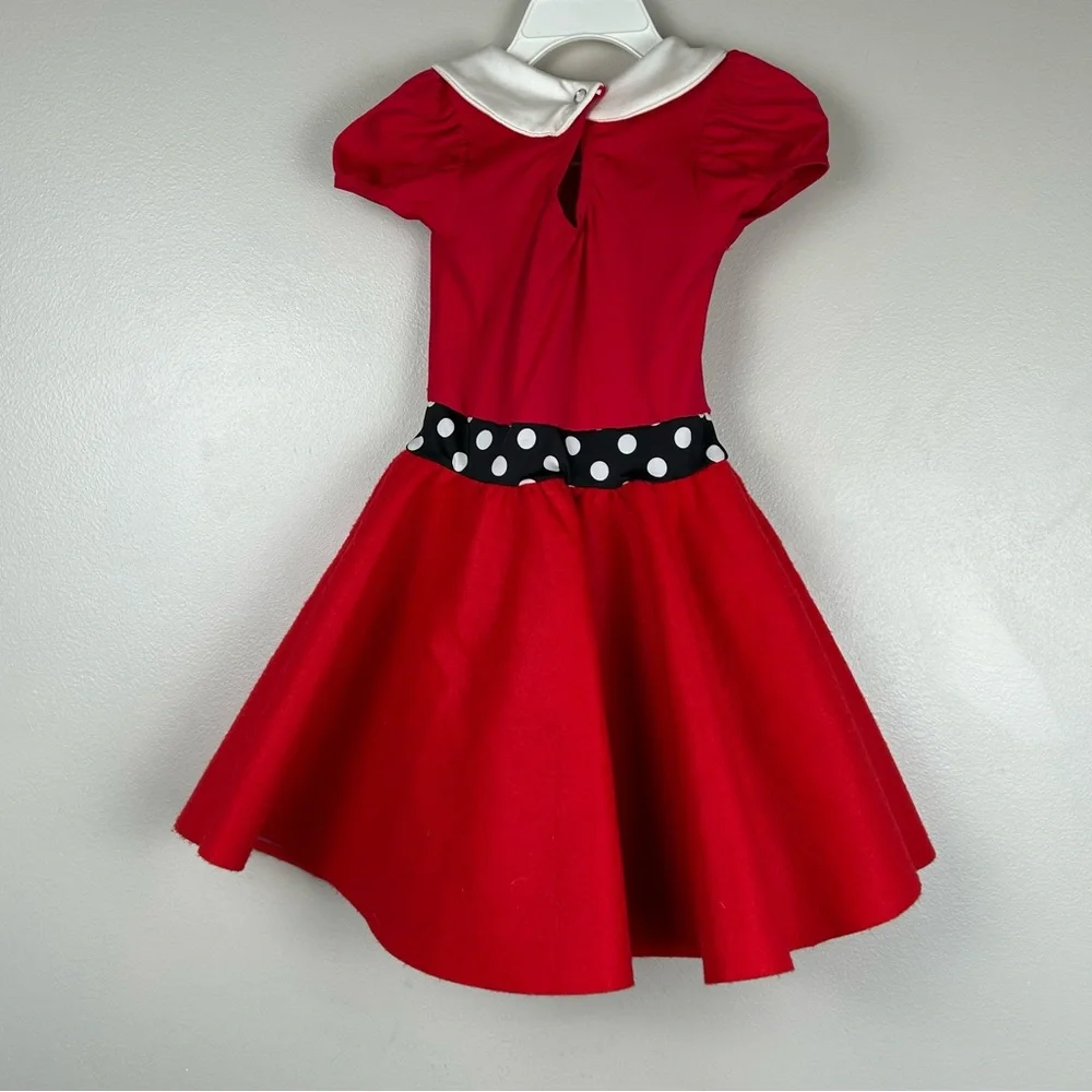 Halloween Costume Girls‎ XS Cosplay 50s Poodle Skirt Sock Hop Spirit Week Dress